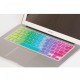  Rainbow Color Silicone Keyboard Cover Protector Skin 